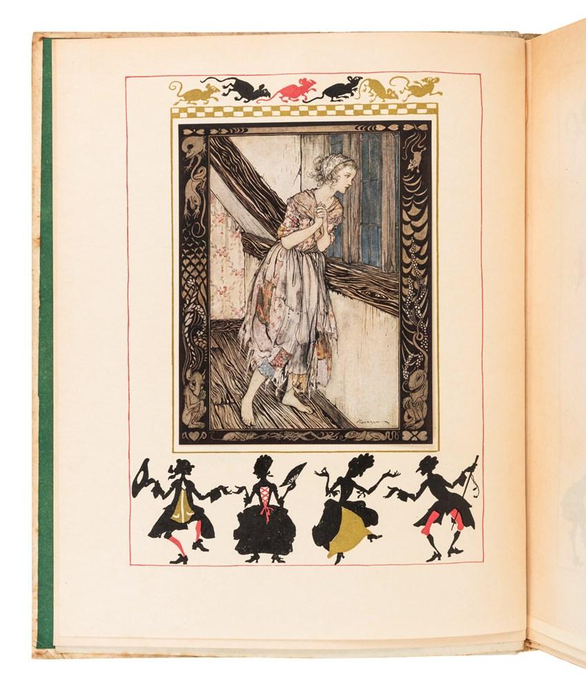 Cinderella, herausgegeben von C.S. Evans, signiert von Arthur Rackham, Auflage de Lux, 1919 (Art déco) im Angebot