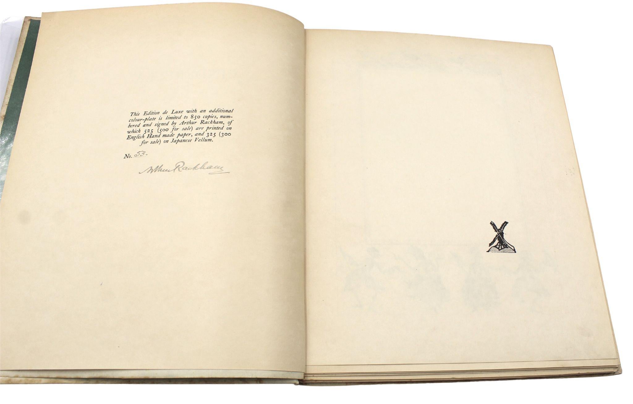 Cinderella, herausgegeben von C.S. Evans, signiert von Arthur Rackham, Auflage de Lux, 1919 (amerikanisch) im Angebot
