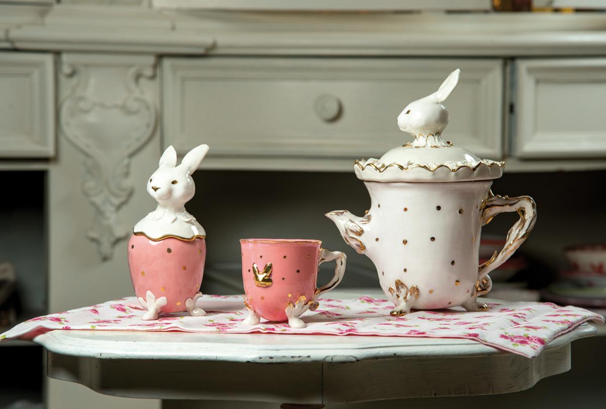 Jarra de leche Cenicienta, porcelana hecha a mano en Italia, diseño artesanal 2021 en venta 8