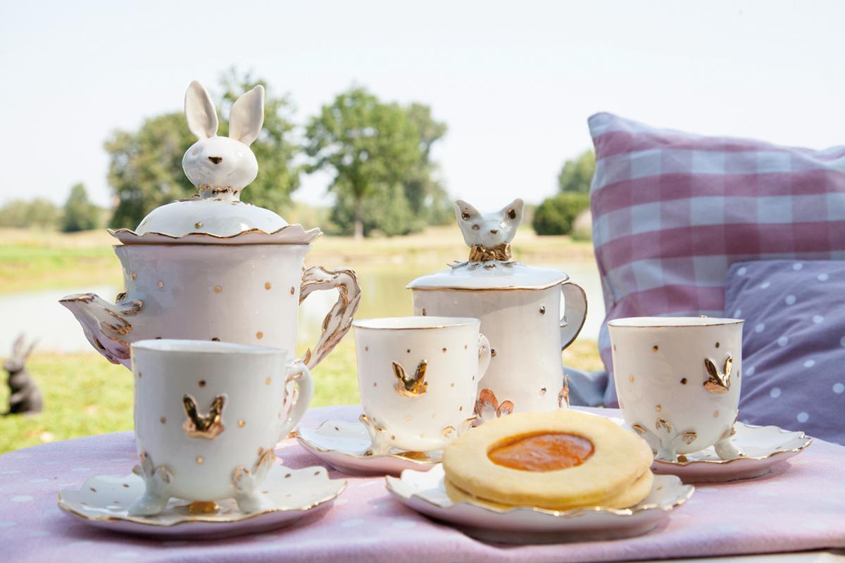 Jarra de leche Cenicienta, porcelana hecha a mano en Italia, diseño artesanal 2021 en venta 11