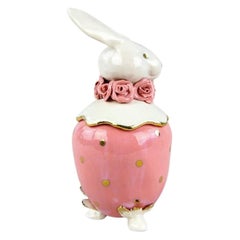 Azucarero Cenicienta, porcelana hecha a mano en Italia, diseño artesanal 2021