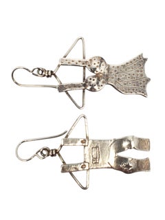 Cindy Harley 1995 Orecchini "Stendibiancheria" in argento sterling n. 24835