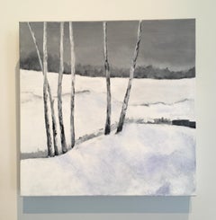 Silver Creek", por Cindy Mason, pintura acrílica sobre lienzo