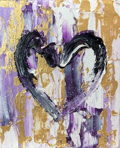 "-On Fifth Ave- My Bergdorf Goodman Heart" Contemporary Oil Painting with Frame