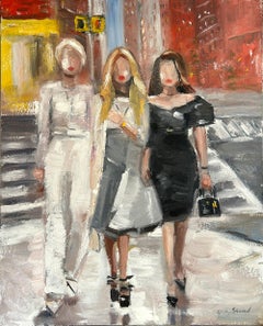 "And Just Like That- NYC" Impressionistic Oil Painting of Sex & the City SJP