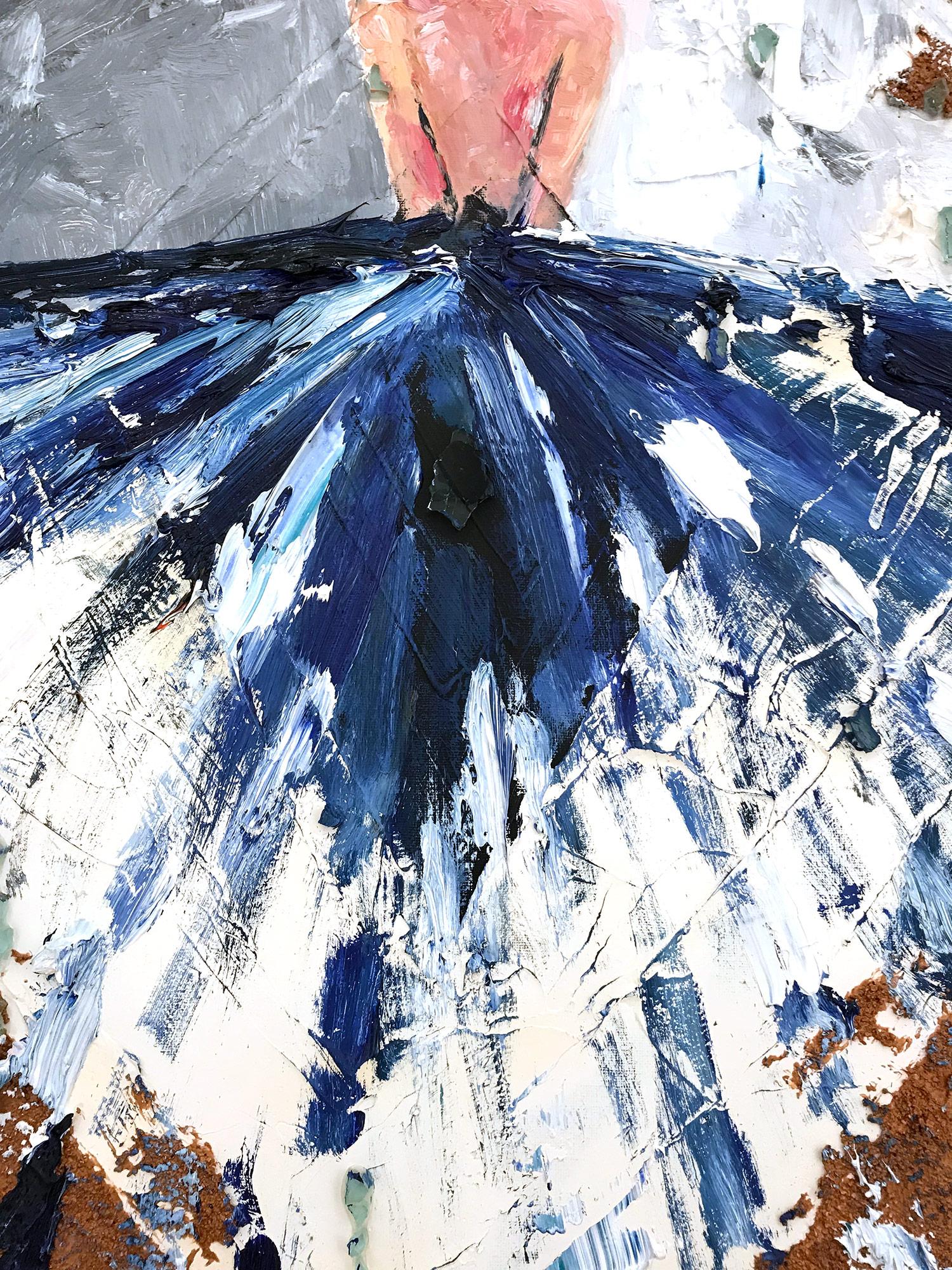 Angelica, Figura abstracta, Pintura al óleo en venta 7