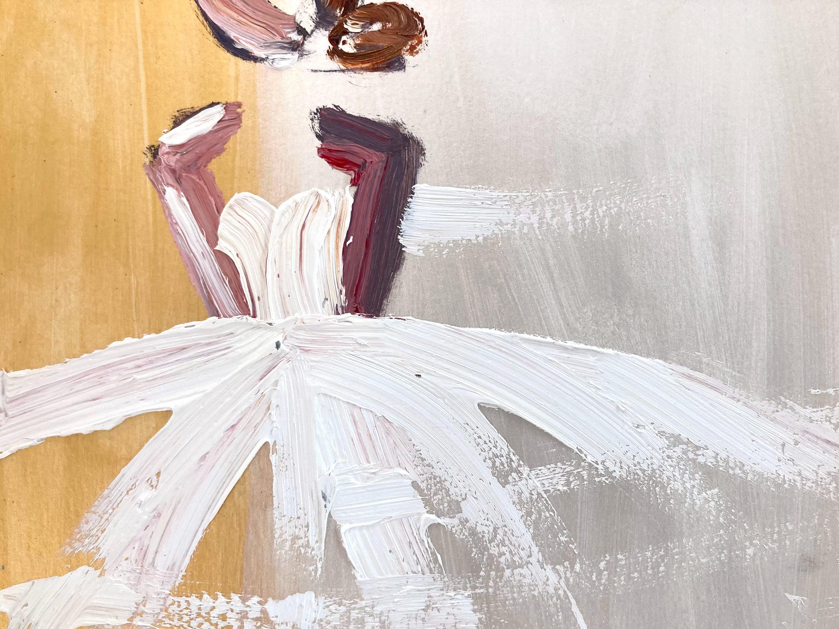 Peinture à l'huile sur papier 