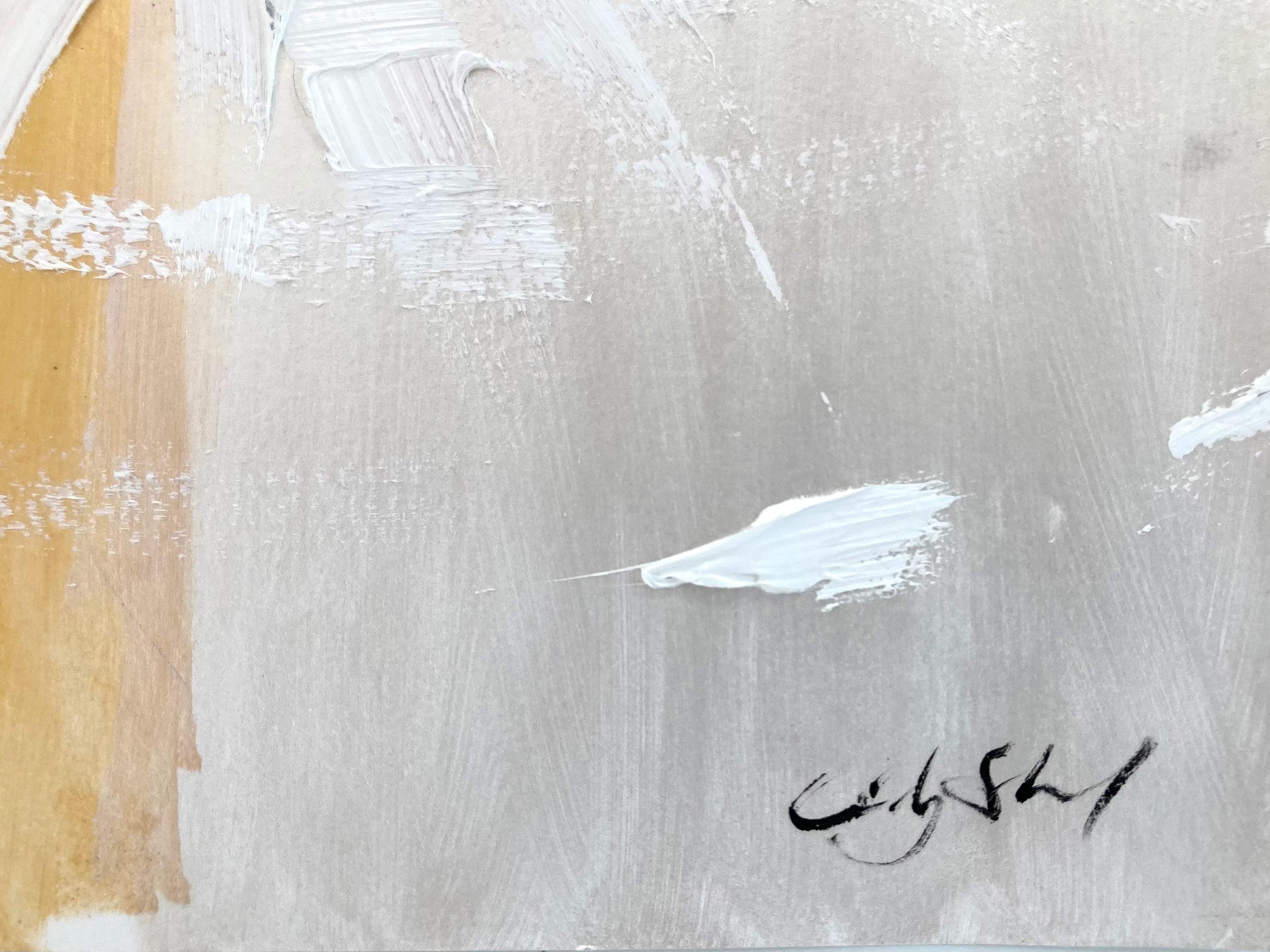 Peinture à l'huile sur papier 