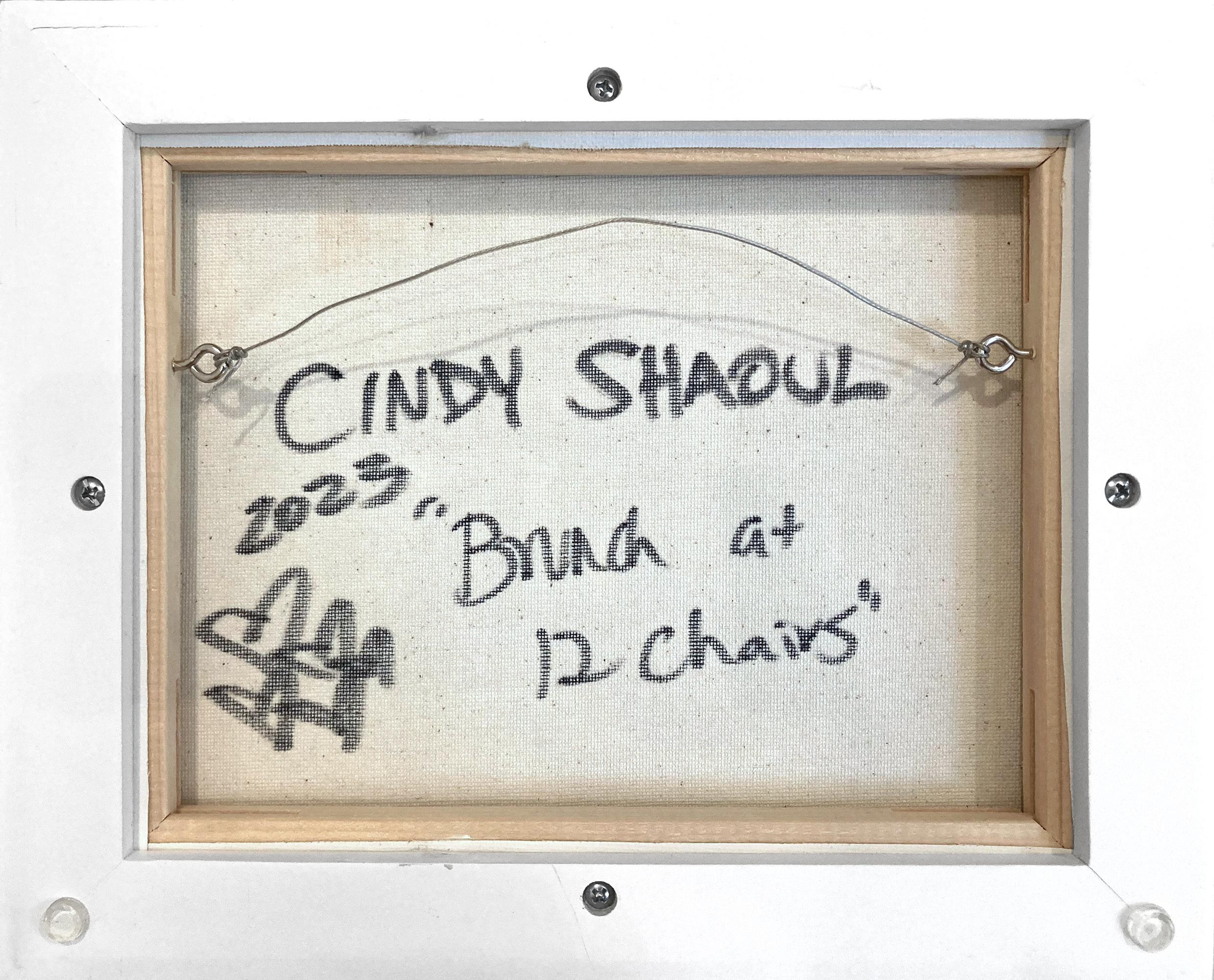 „Brunch at 12 Chairs“, Plein Air Restaurant, Ölgemälde in Soho, New York City im Angebot 12