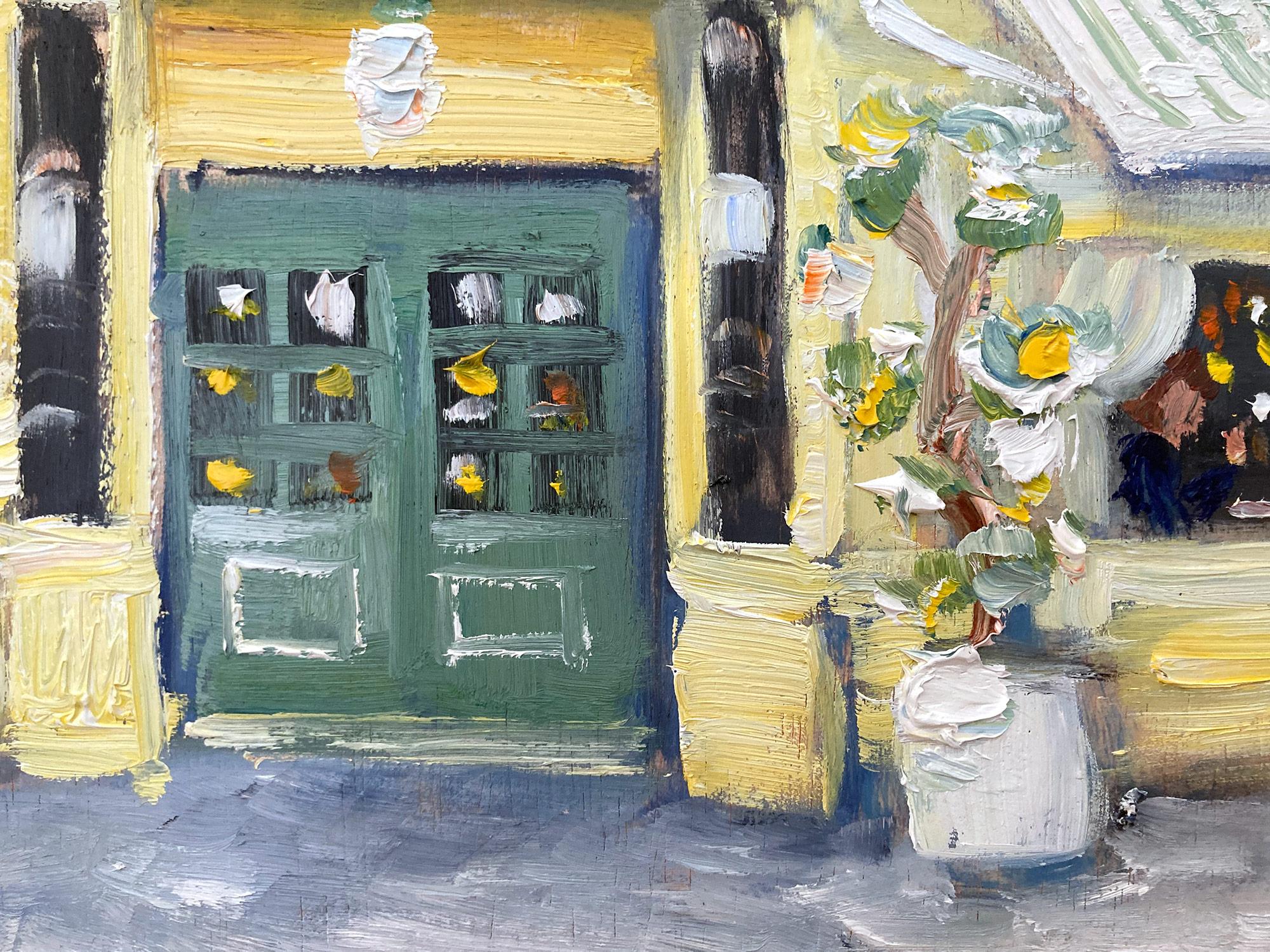 Impressionistisches Ölgemälde des West Village Restaurant „Brunch at Cafe Cluny“ im Angebot 6