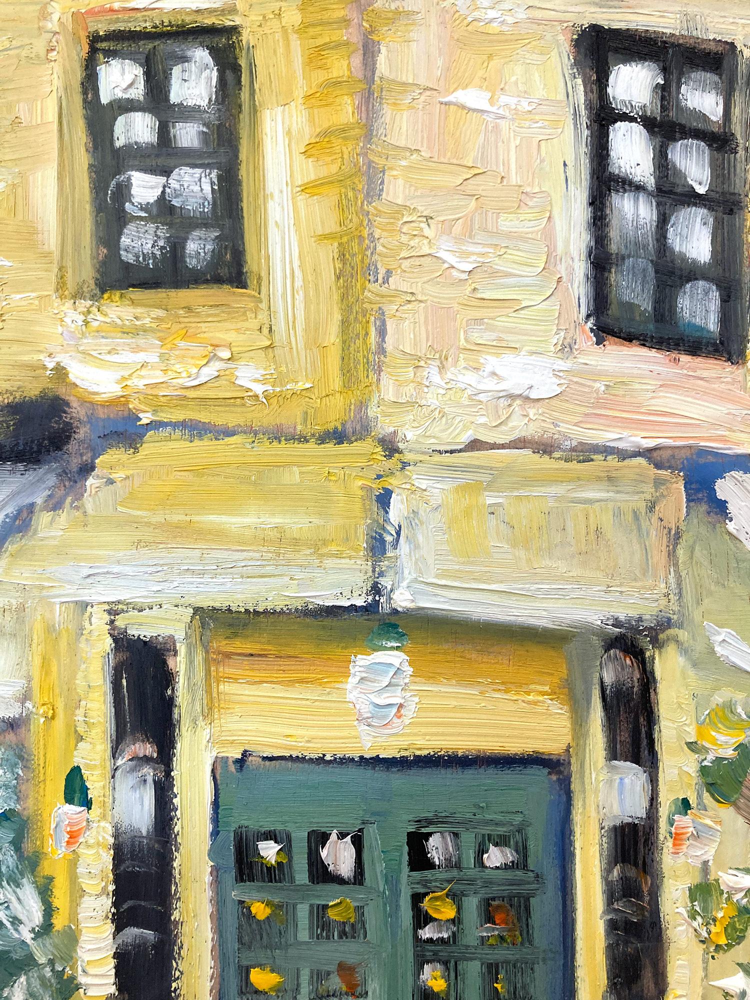 Impressionistisches Ölgemälde des West Village Restaurant „Brunch at Cafe Cluny“ im Angebot 5