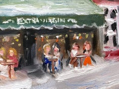 "Brunch at Extra Virgin" West Village Restaurant Street Street Scene NYC