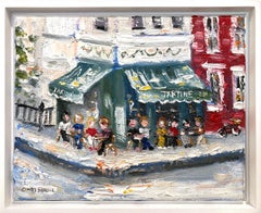 "Brunch at Tartine" - Scène de rue d'un restaurant du West Village à New York