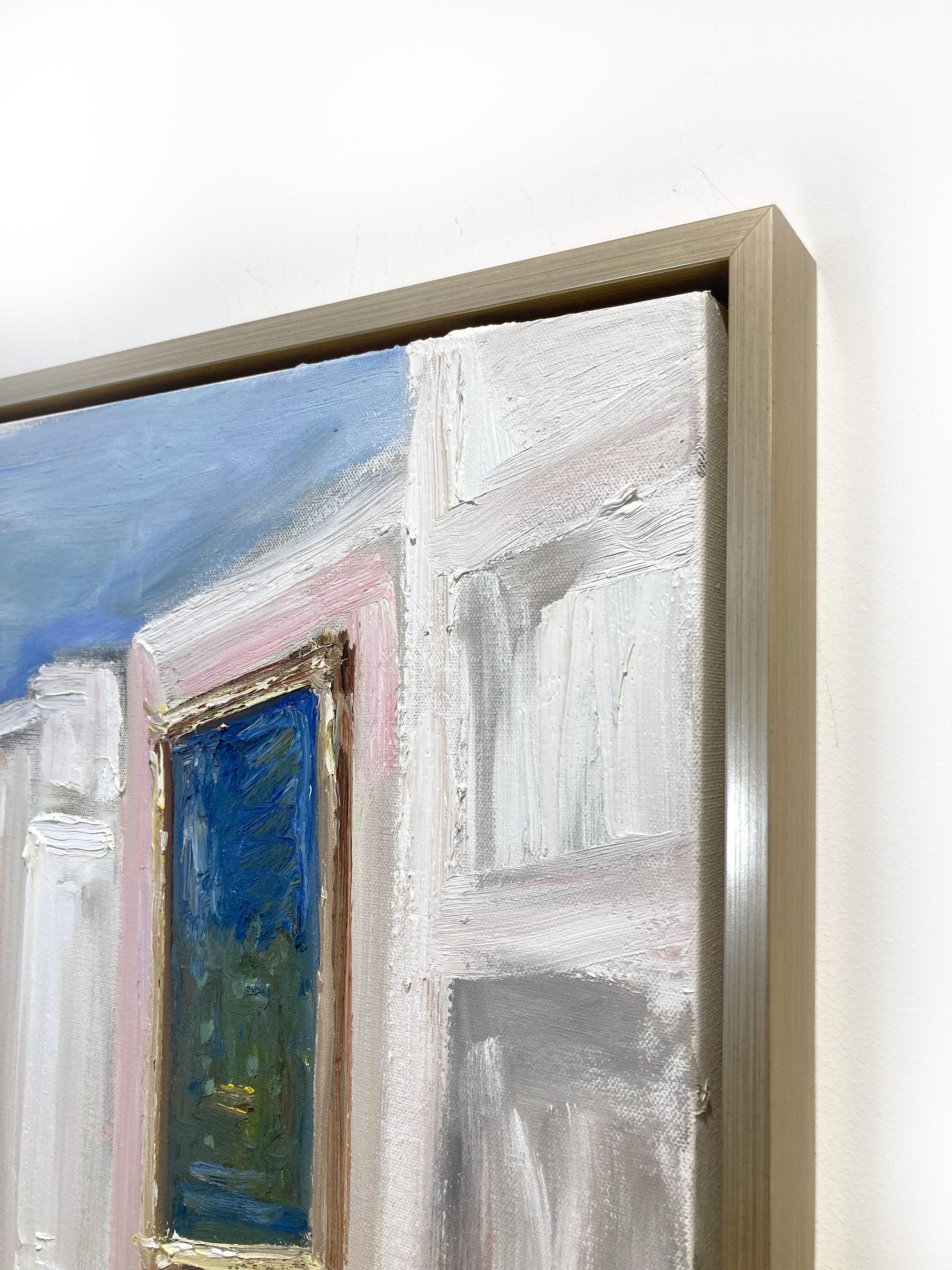 „Champagne & Tunes – Chateau de Chambord“, Ölgemälde, Interieurszene mit Klavier im Angebot 10