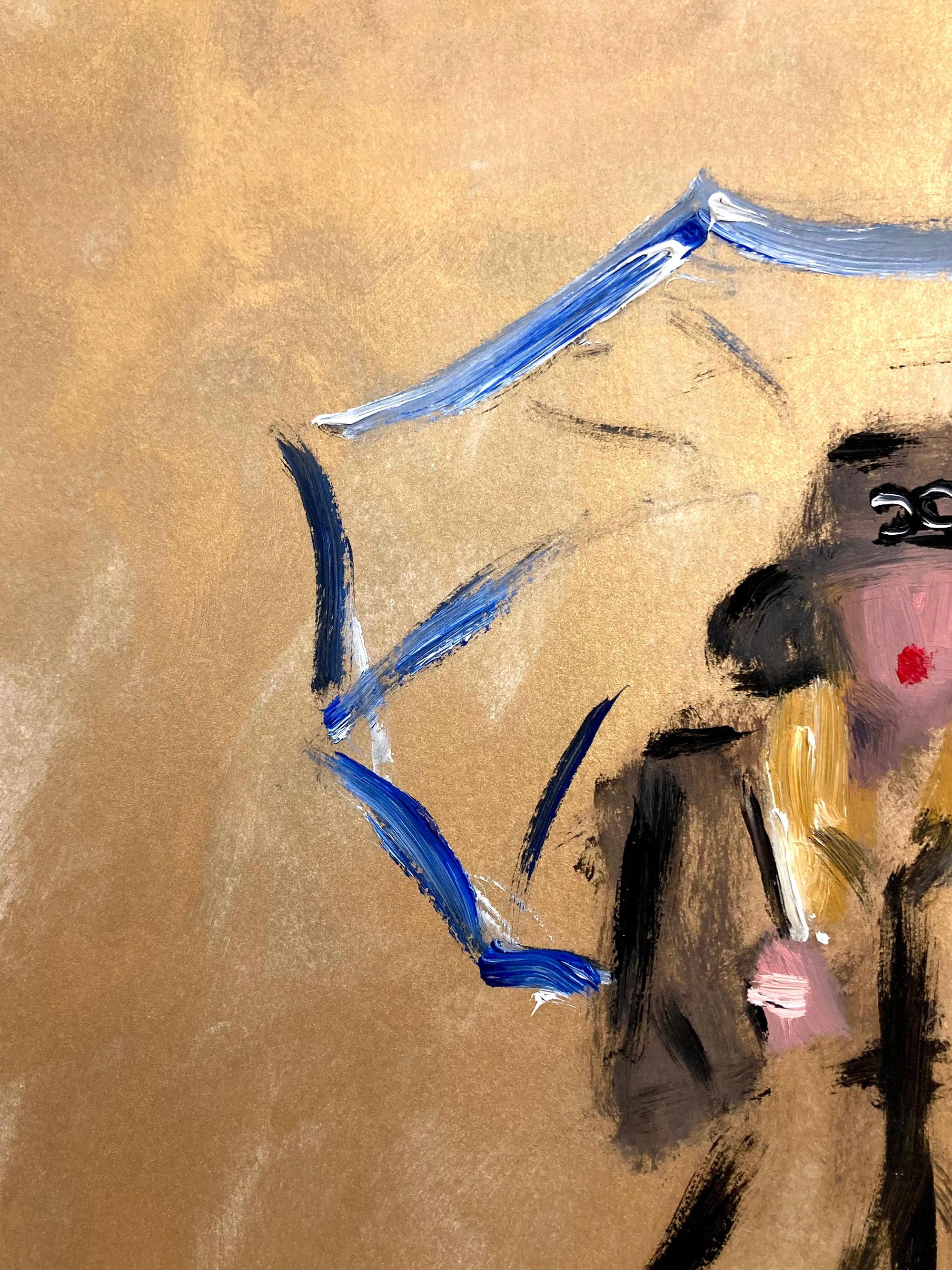 Exploring the purity of the feminine form and the excitement of High-End Fashion, artist Cindy Shaoul creates a dialogue between the figurative and the abstract. Her spirited compositions are both dramatic and invigorating, capturing the fleeting