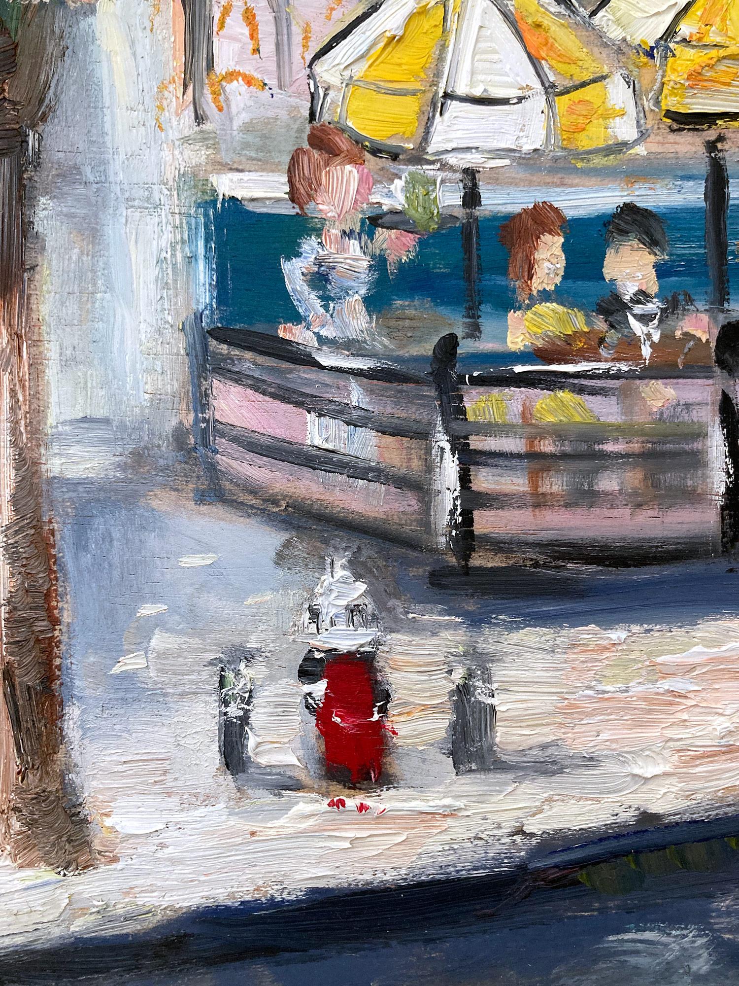 Impressionistisches Ölgemälde des denkwürdigen Restaurantes am Union Square, „Coffee Shop“ im Angebot 5