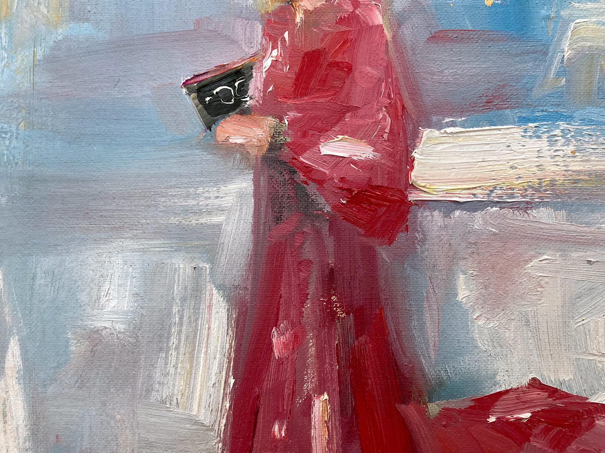 Exploring the purity of the feminine form and the drama of French haute couture, artist Cindy Shaoul creates a dialogue between the figurative and the abstract. Her spirited compositions are both dramatic and invigorating, capturing the fleeting