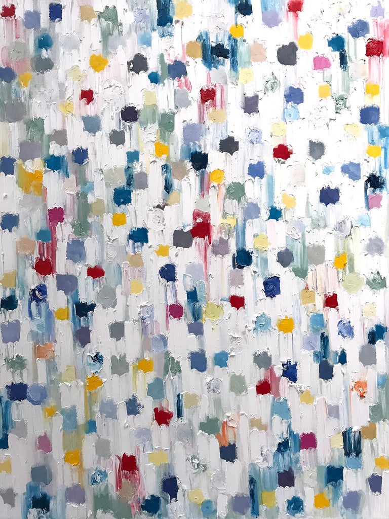 Cindy Shaoul Dripping Dots Capri Colorful Contemporary