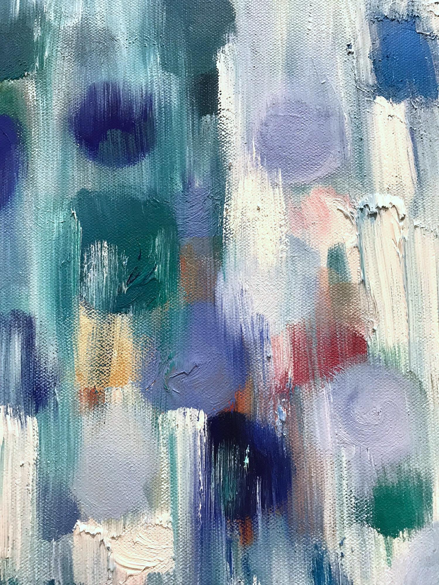 how to paint dots on canvas