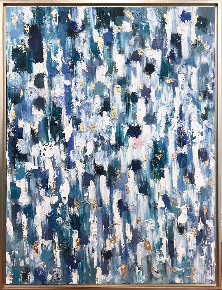 Cindy Shaoul Dripping Dots Dubai Colorful Abstract Oil