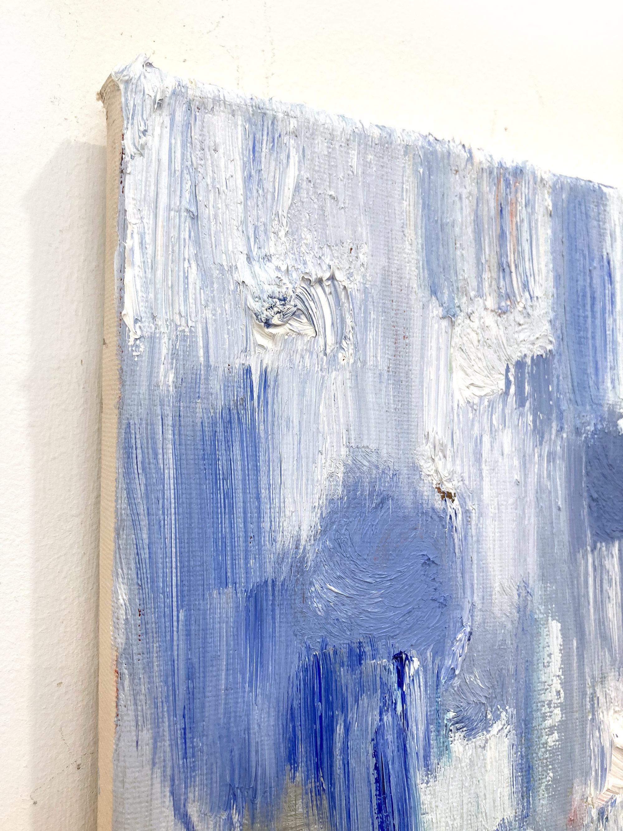 Peinture à l'huile abstraite sur toile 