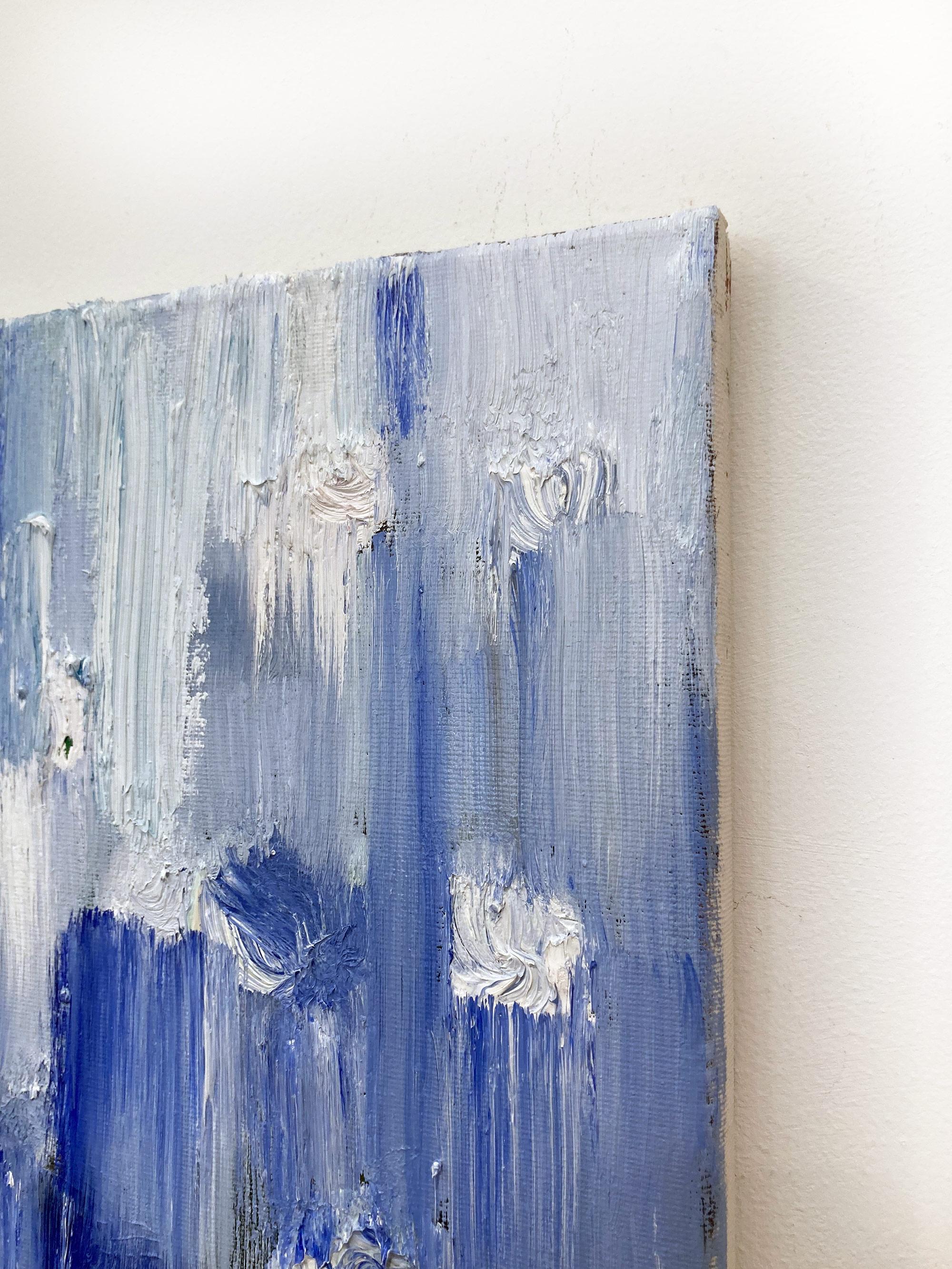 Peinture à l'huile abstraite sur toile 