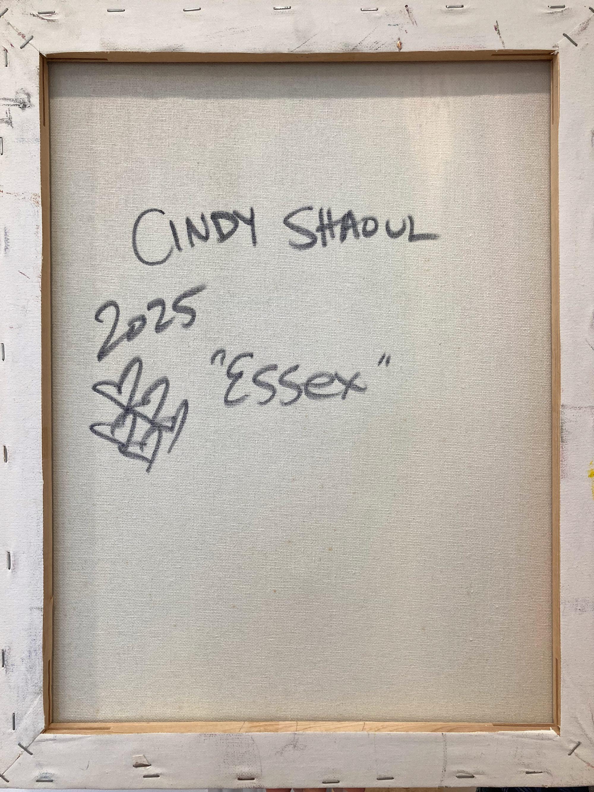 Peinture à l'huile abstraite sur toile 