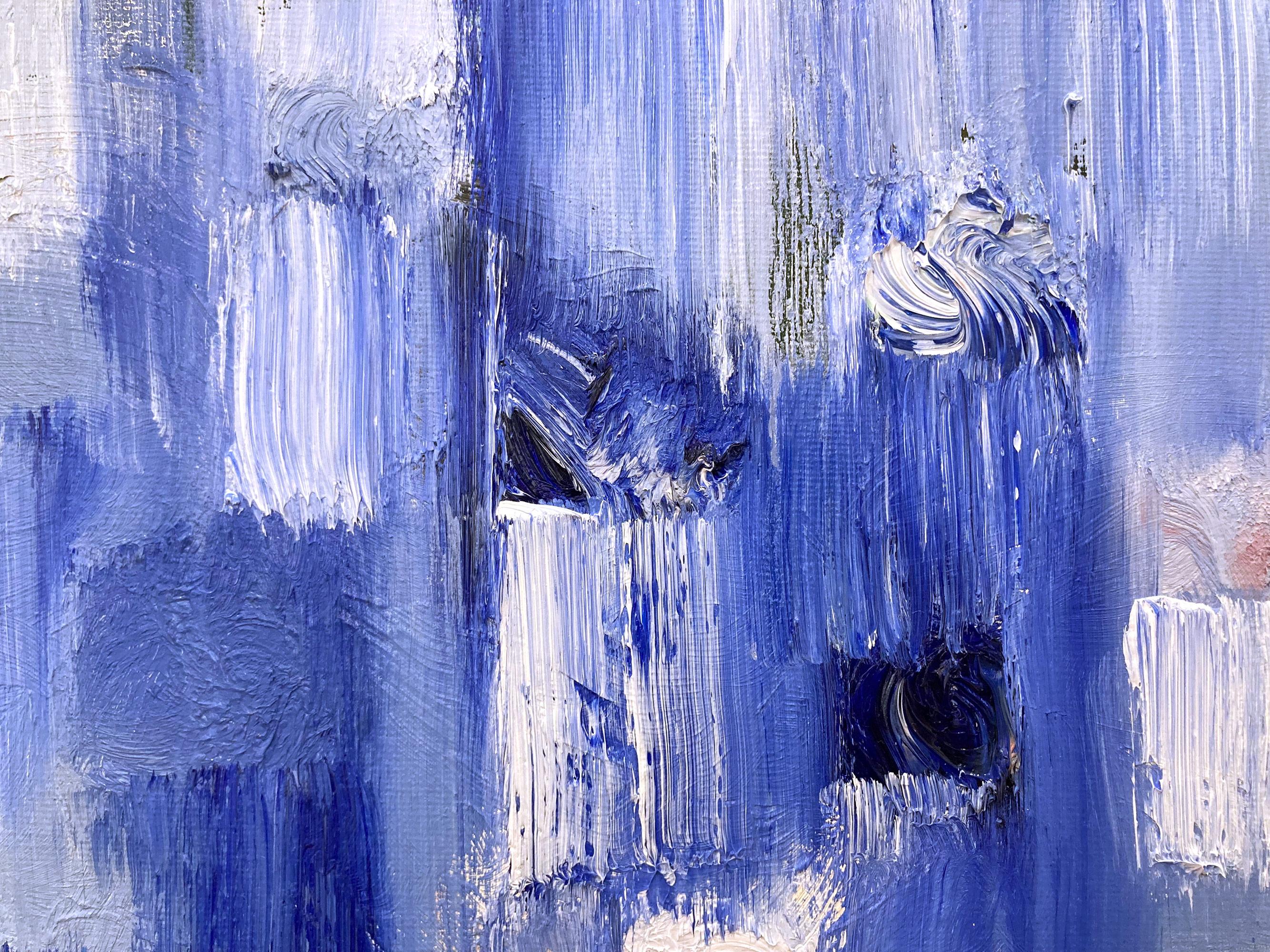 Peinture à l'huile abstraite sur toile 