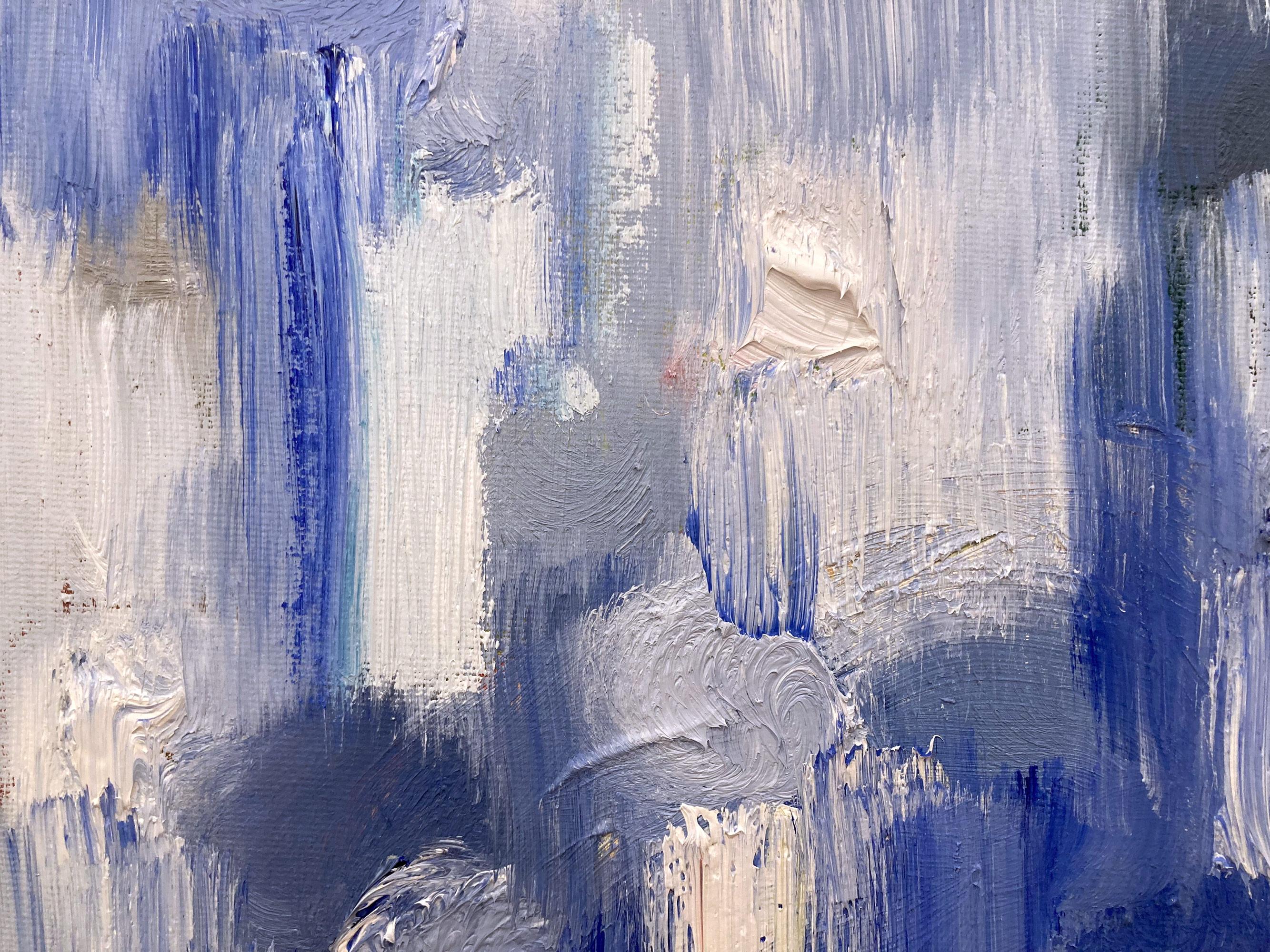 Peinture à l'huile abstraite sur toile 