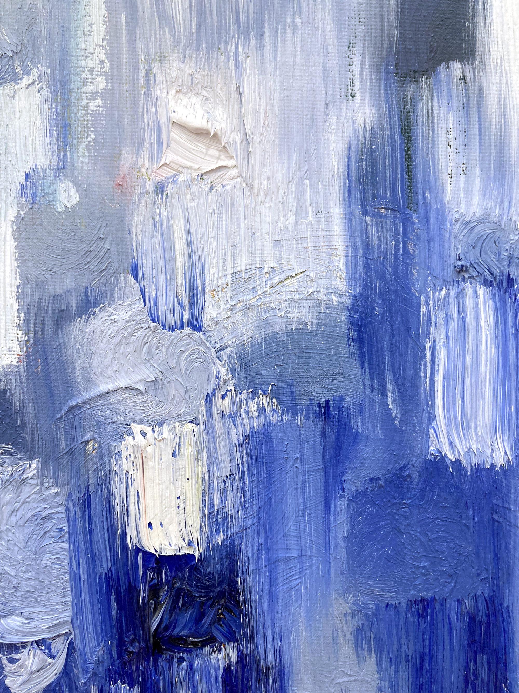 Peinture à l'huile abstraite sur toile 