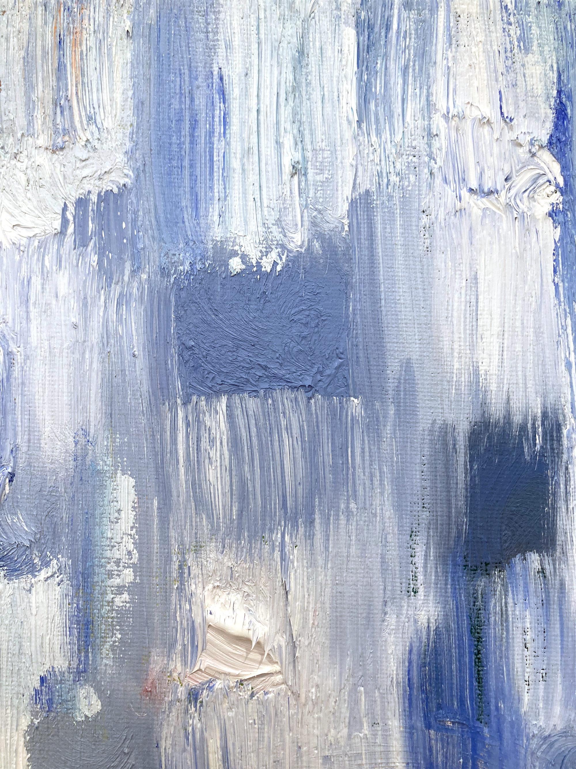 Peinture à l'huile abstraite sur toile 