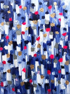 Dripping Dots, Marbella Spain, Colorful, Abstract, Oil Painting