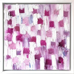 "Dripping Dots - Parc de Bagatelle" Colorful Abstract Oil Painting on Canvas