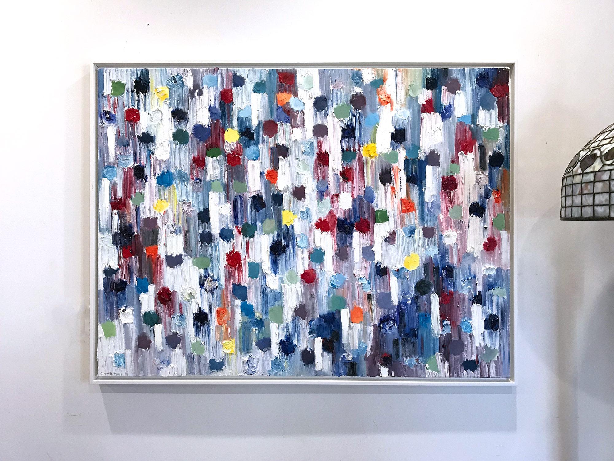 Dripping Dots, Shanghai, Colorful, Abstract, Oil Painting 11