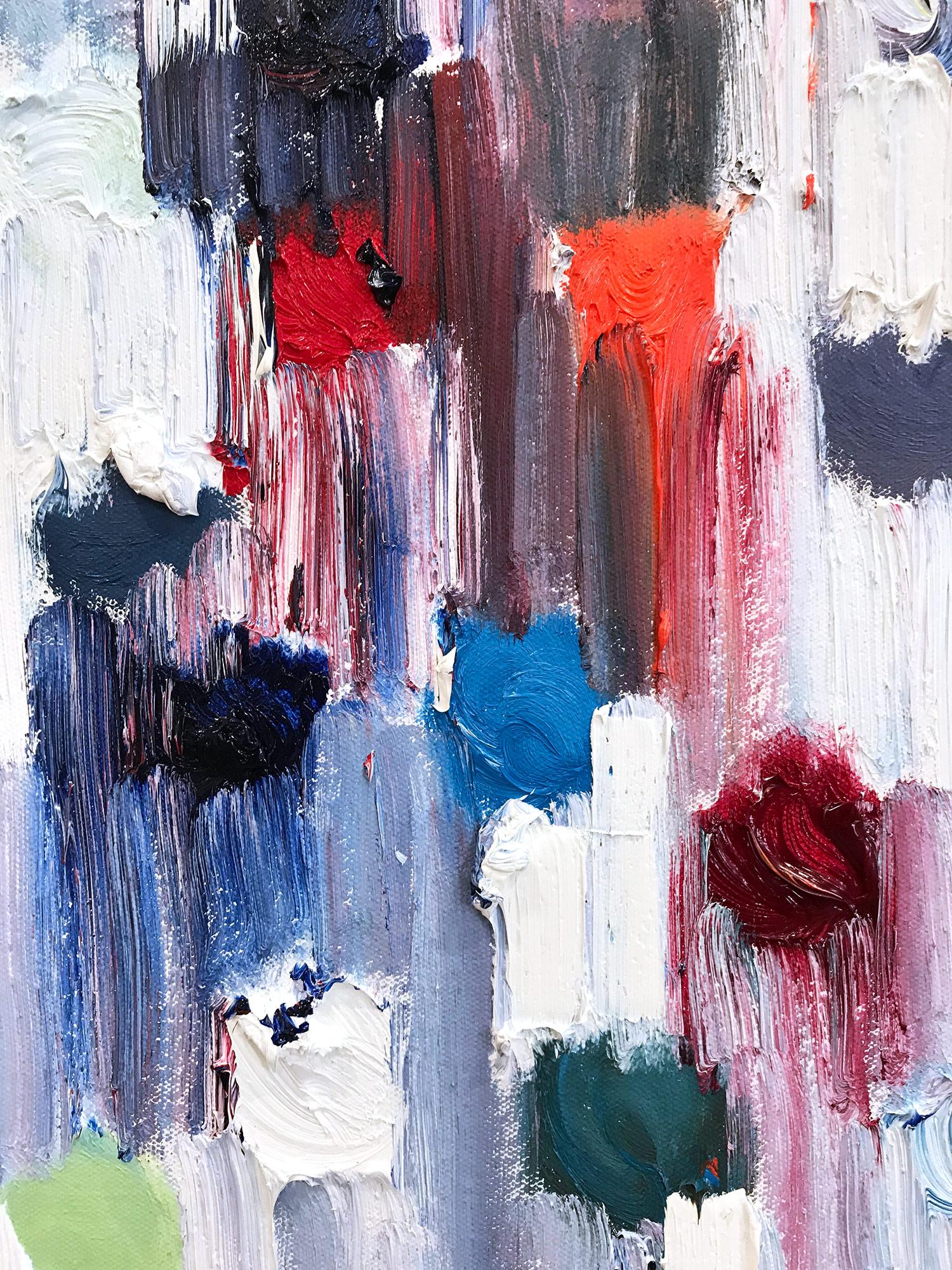 Dripping Dots, Shanghai, Colorful, Abstract, Oil Painting 1