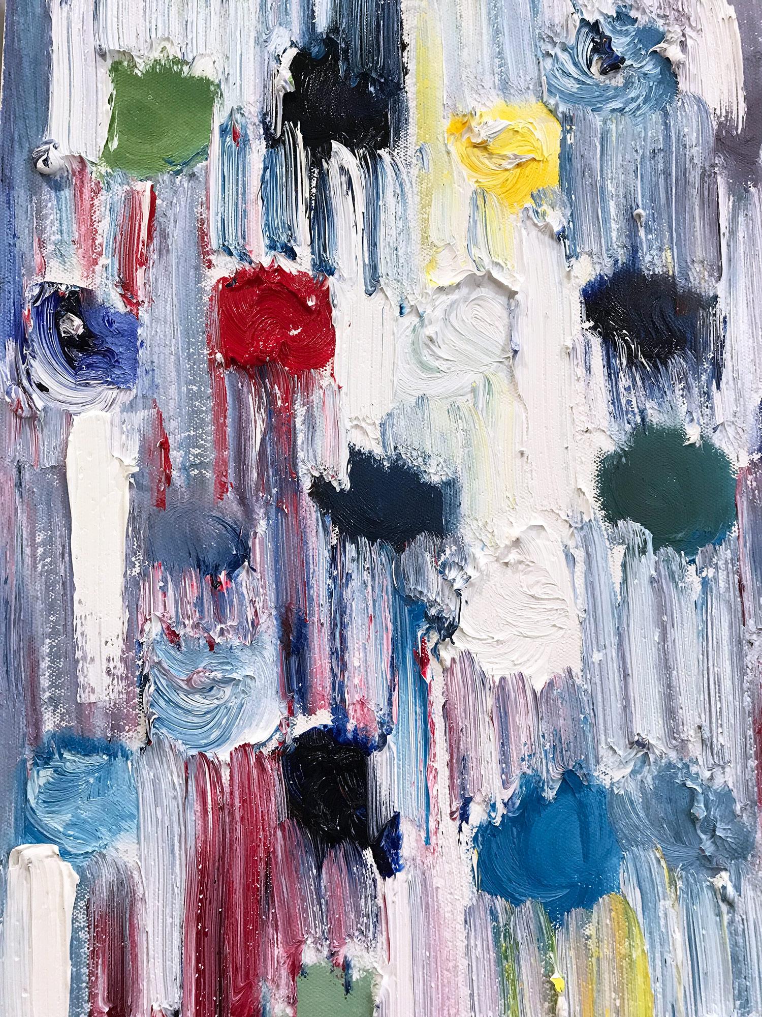Dripping Dots, Shanghai, Colorful, Abstract, Oil Painting 2