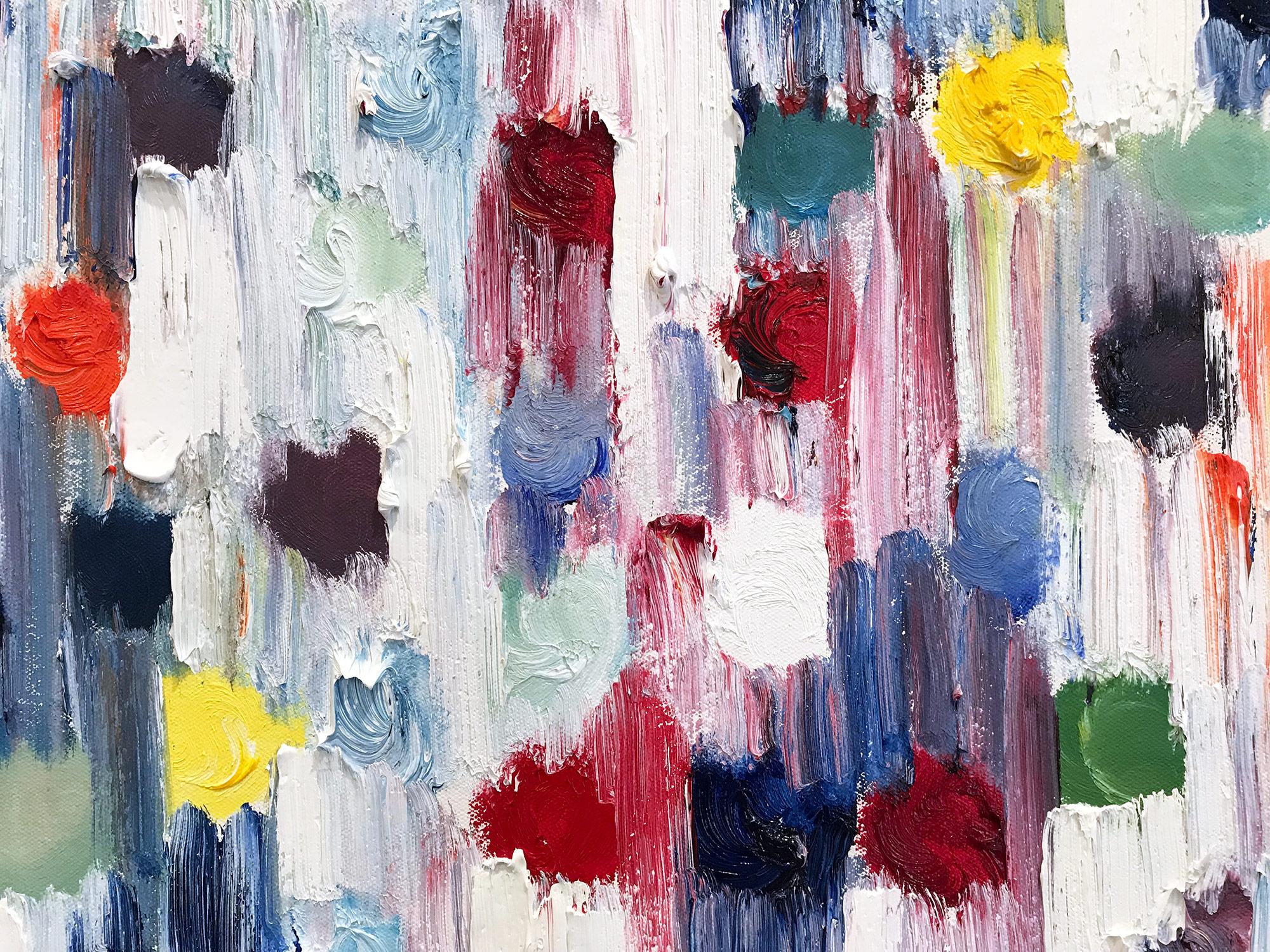 Dripping Dots, Shanghai, Colorful, Abstract, Oil Painting 3