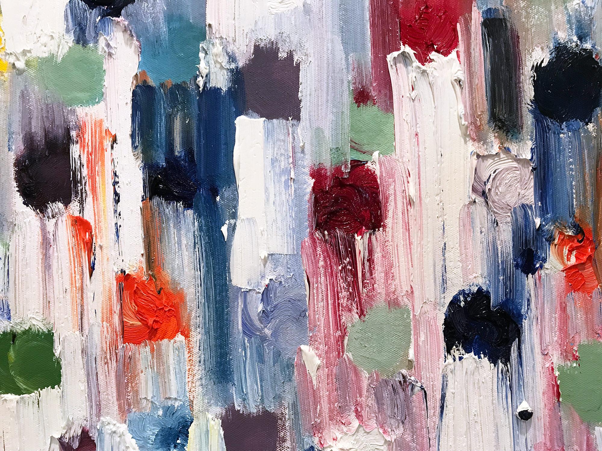 Dripping Dots, Shanghai, Colorful, Abstract, Oil Painting 4