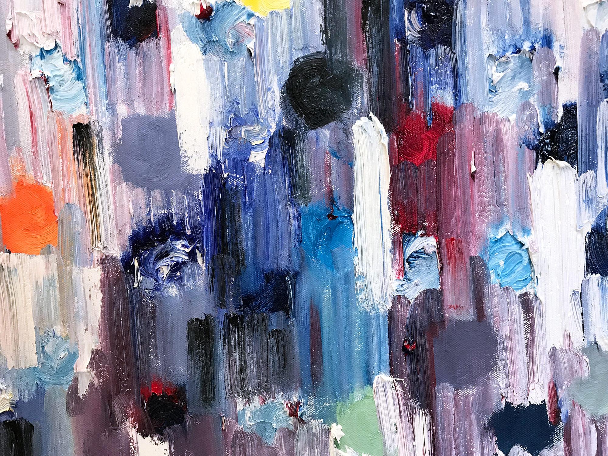 Dripping Dots, Shanghai, Colorful, Abstract, Oil Painting 5