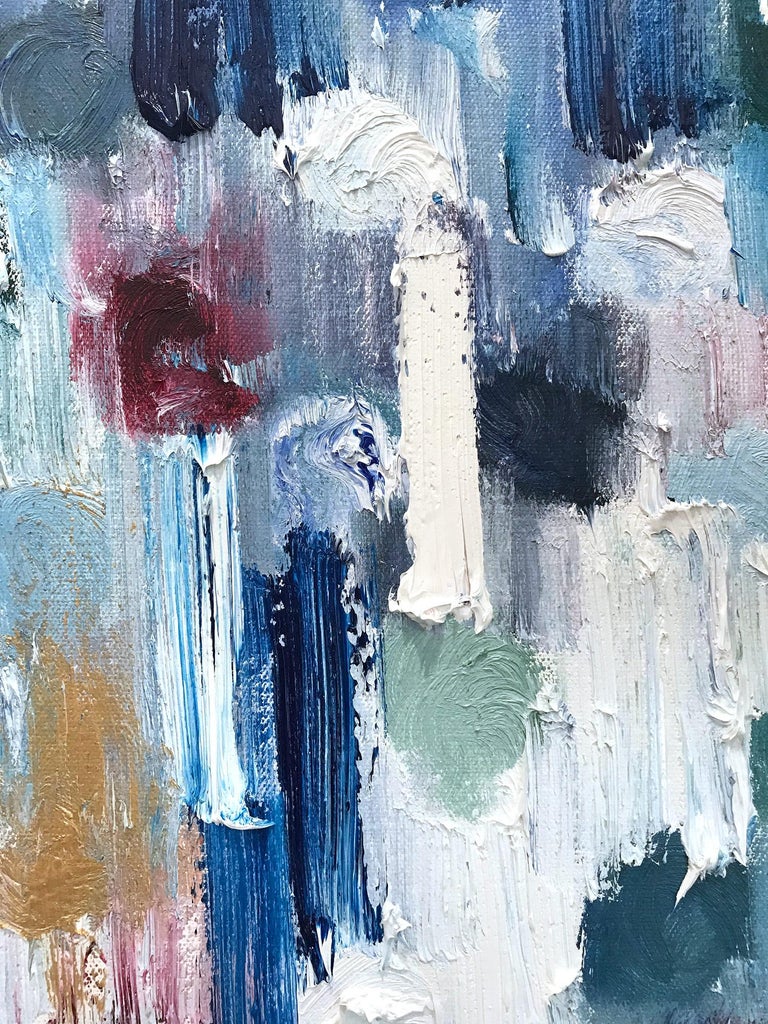 Cindy Shaoul Dripping Dots Singapore Colorful Abstract Oil