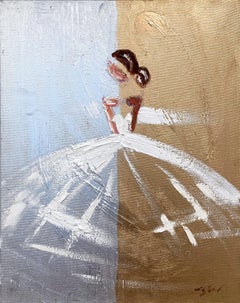 "Elegance in Paris" Figure Chanel French Haute Couture Oil Painting on Canvas