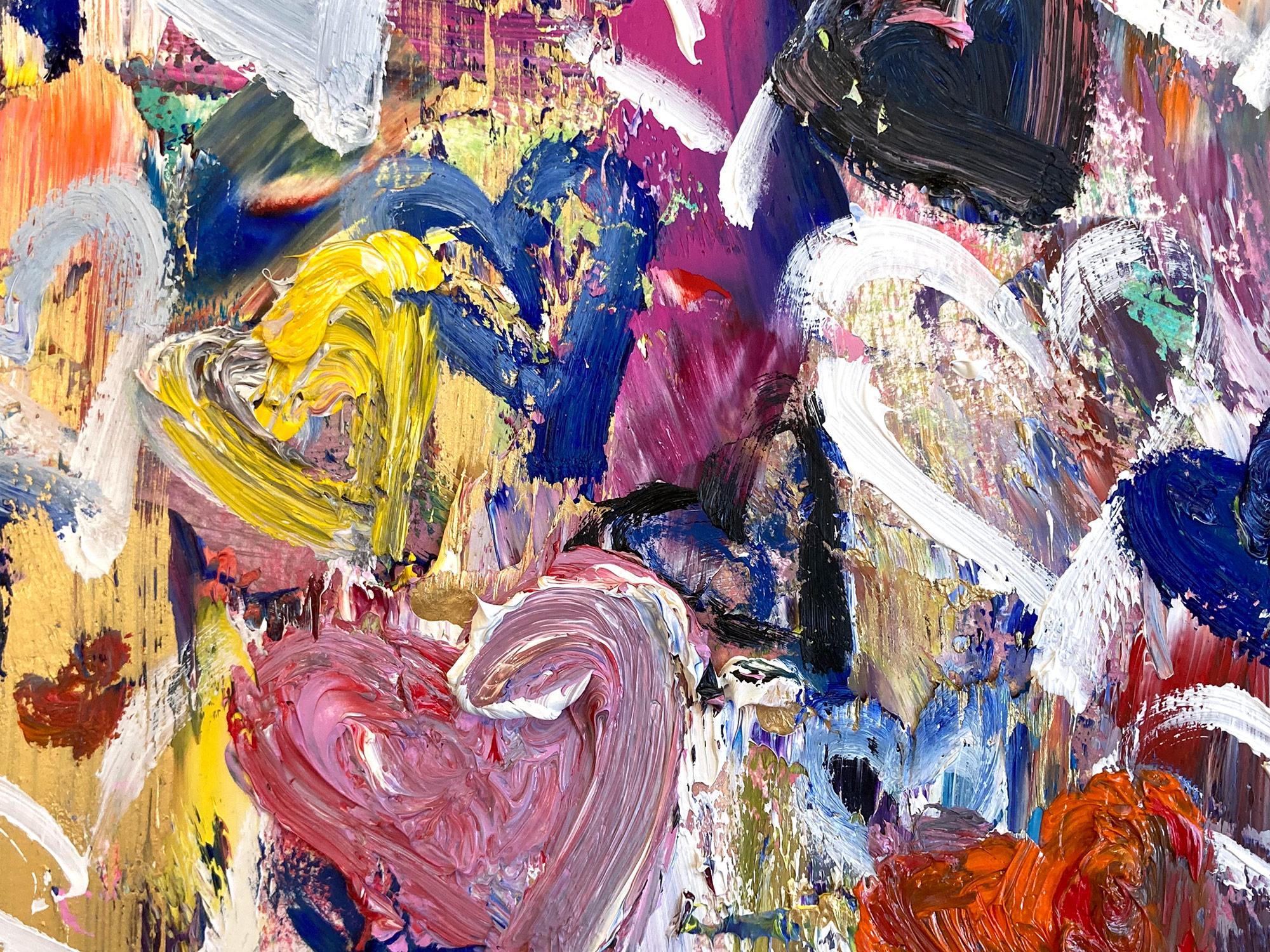 Motiviert durch kräftige Farben und schnelle Pinselführung, sind wir von der Einfachheit und der dicken Struktur der Acryl- und Ölfarben in diesen Werken begeistert. Shaouls 