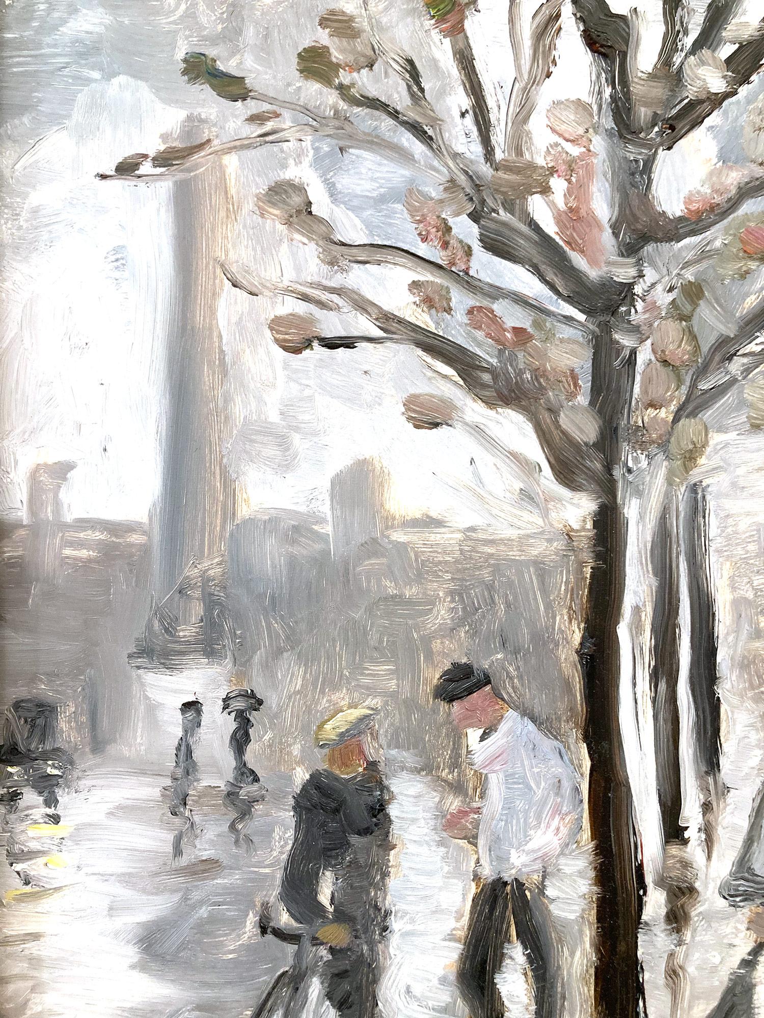 impressionist street scene