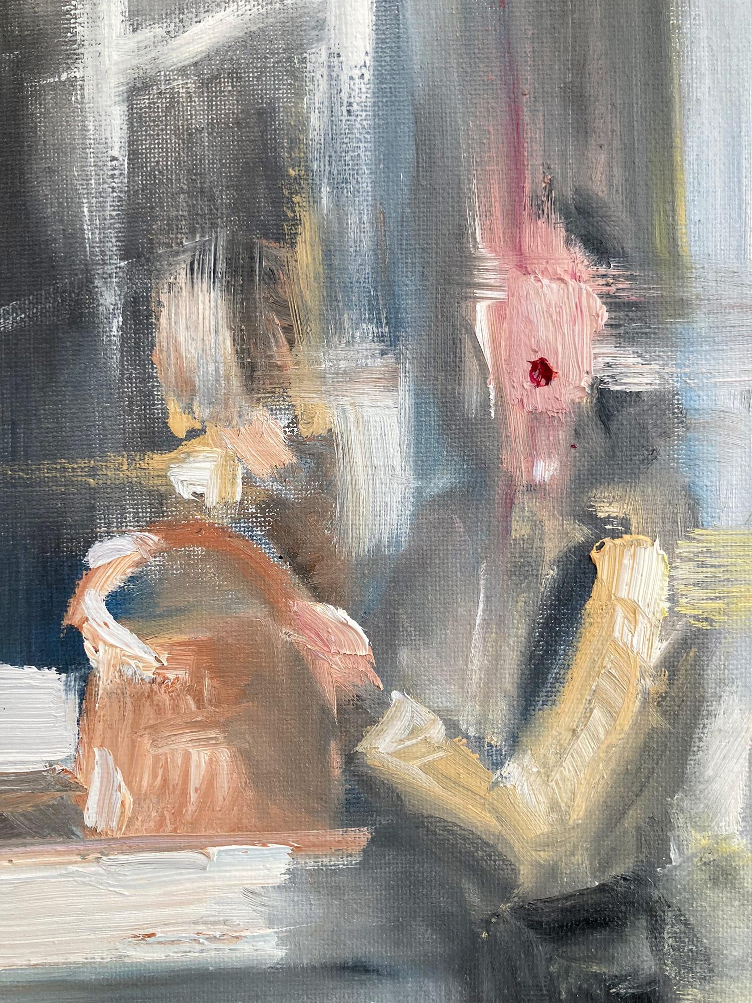 Exploring the purity of the feminine form and the excitement of High-End Fashion, artist Cindy Shaoul creates a dialogue between the figurative and the abstract. Her spirited compositions are both dramatic and invigorating, capturing the fleeting