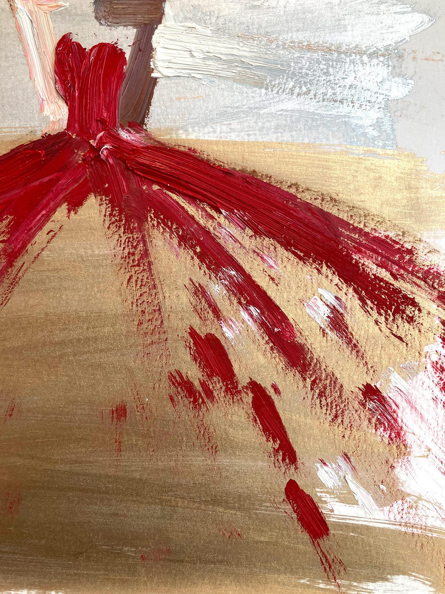 Explorando la pureza de la forma femenina y el dramatismo de la alta costura francesa, la artista Cindy Shaoul crea un diálogo entre lo figurativo y lo abstracto. Sus animadas composiciones son a la vez dramáticas y vigorizantes, y capturan el fugaz