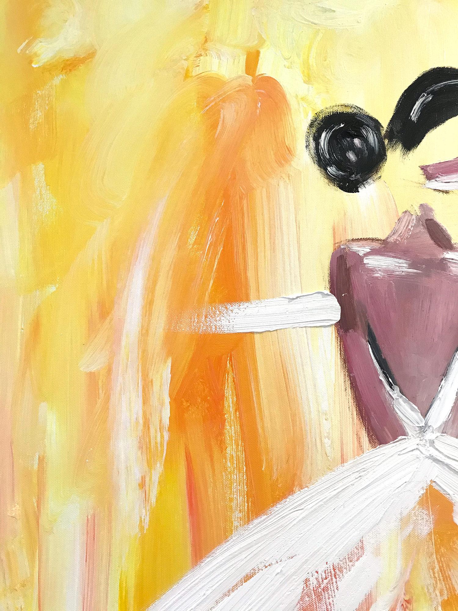 Explorando la pureza de la forma femenina y el dramatismo de la alta costura francesa, la artista Cindy Shaoul crea un diálogo entre lo figurativo y lo abstracto. Sus animadas composiciones son a la vez dramáticas y vigorizantes, y capturan el fugaz