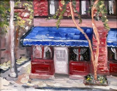 „Magnolia Bakery“ Sex and the City, impressionistisches Ölgemälde in Soho New York, Sex and the City