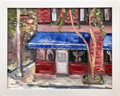 "Magnolia Bakery" Sex and the City Impressionistic Oil Painting in Soho New York