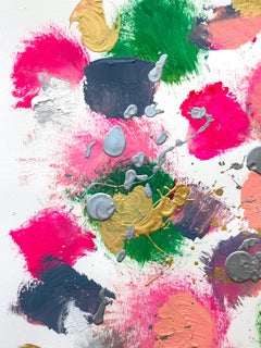 "Make It Count" Color Theory Contemporary Painting Paper Inspired by Sam Francis