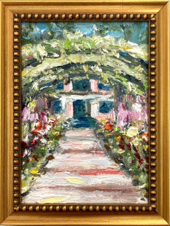 "Monet's Garden" Impressionistic Floral Landscape Claude Monet Garden in Paris